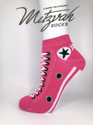 6 pairs Sneaker Socks dark Pink  Women's / Girls Socks Shoe Size 4-10