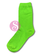 6 pairs Solid Green Socks Women's / Girls Socks Shoe Size 4-10