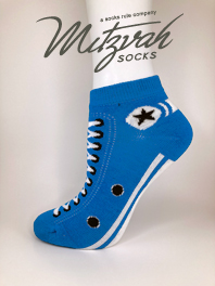 6 pairs Sneaker Socks Blue 2 Women's / Girls Socks Shoe Size 4-10