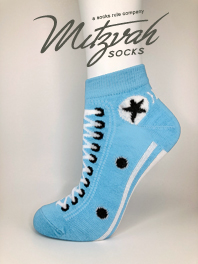 6 pairs Sneaker Socks lt Blue Women's / Girls Socks Shoe Size 4-10