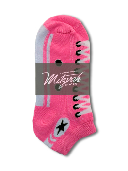 6 pairs Sneaker Socks lt Pink v2 Women's / Girls Socks Shoe Size 4-10