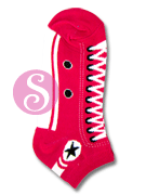 6 pairs Sneaker Socks Pink v2 Women's / Girls Socks Shoe Size 4-10